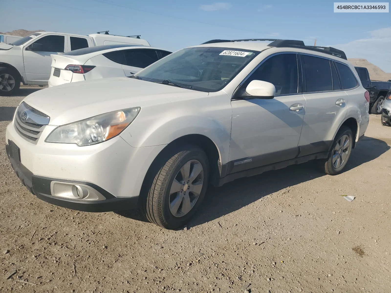 2010 Subaru Outback 2.5I Premium VIN: 4S4BRCBC1A3346593 Lot: 62821604