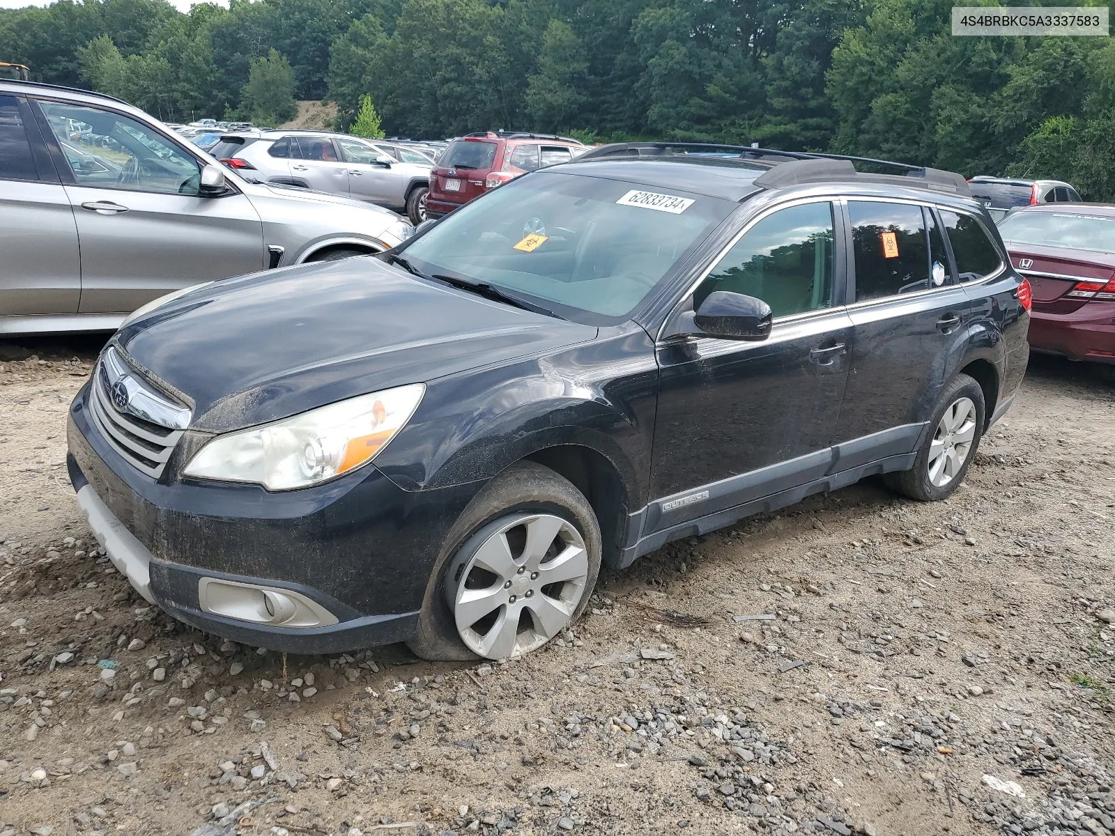 2010 Subaru Outback 2.5I Limited VIN: 4S4BRBKC5A3337583 Lot: 62833734