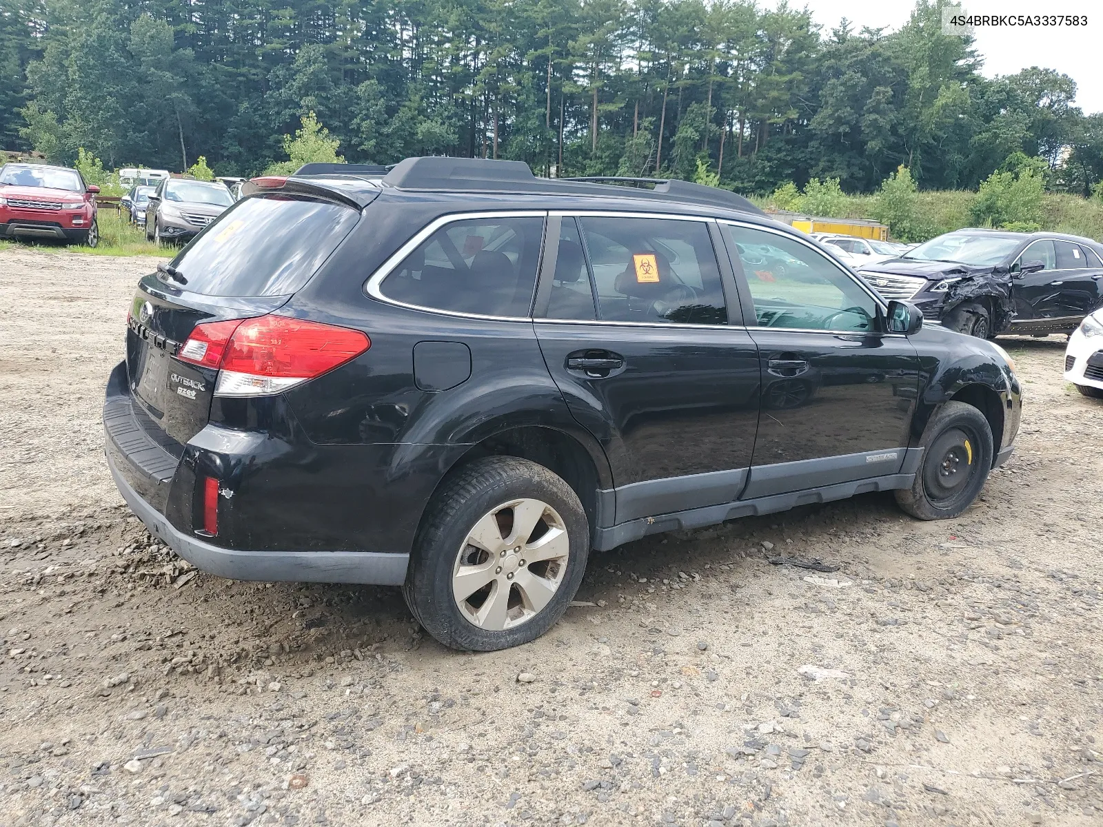 2010 Subaru Outback 2.5I Limited VIN: 4S4BRBKC5A3337583 Lot: 62833734