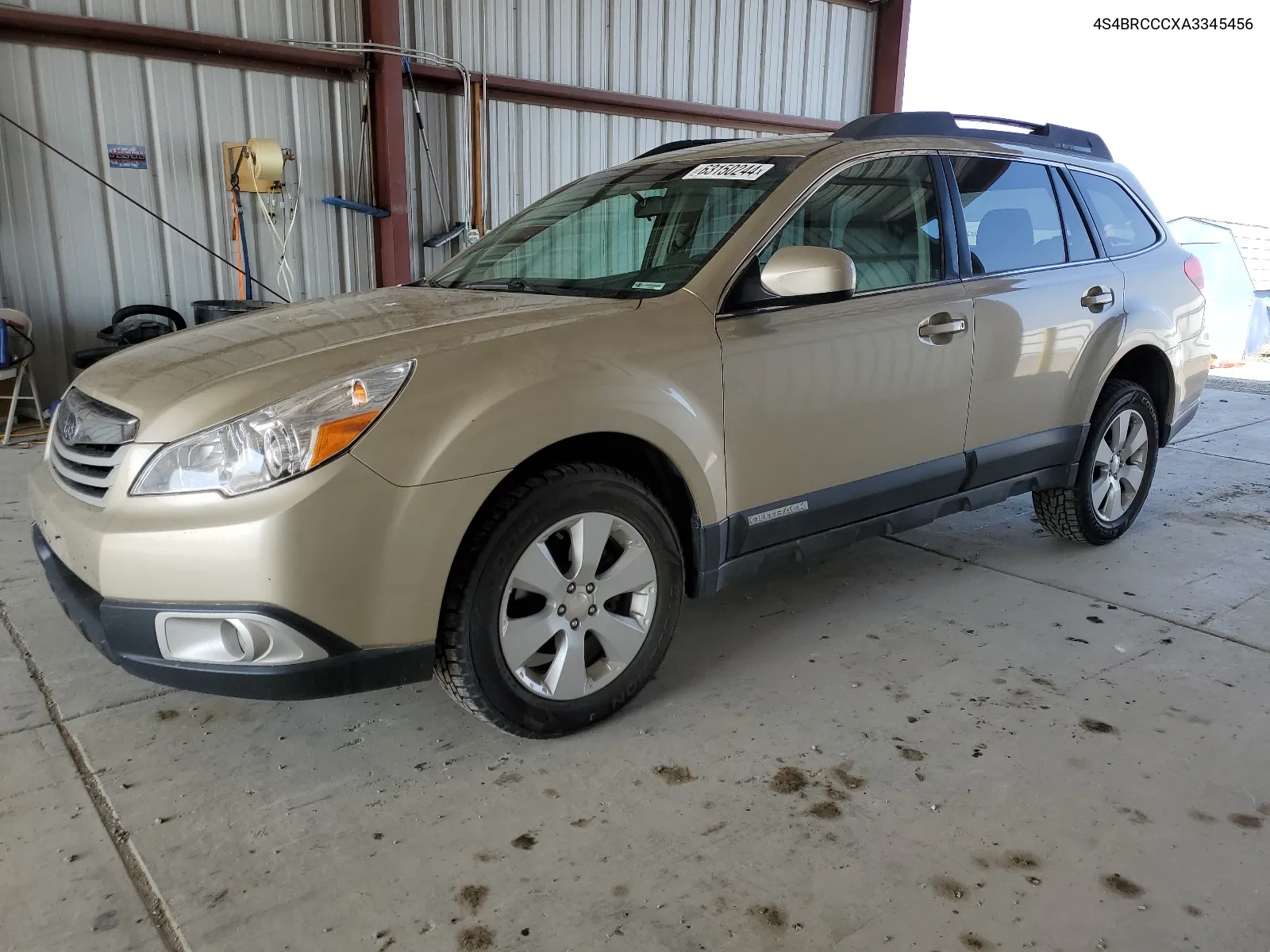 2010 Subaru Outback 2.5I Premium VIN: 4S4BRCCCXA3345456 Lot: 63150244