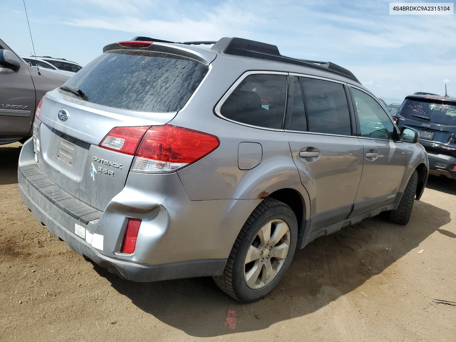 2010 Subaru Outback 3.6R Limited VIN: 4S4BRDKC9A2315104 Lot: 63539834