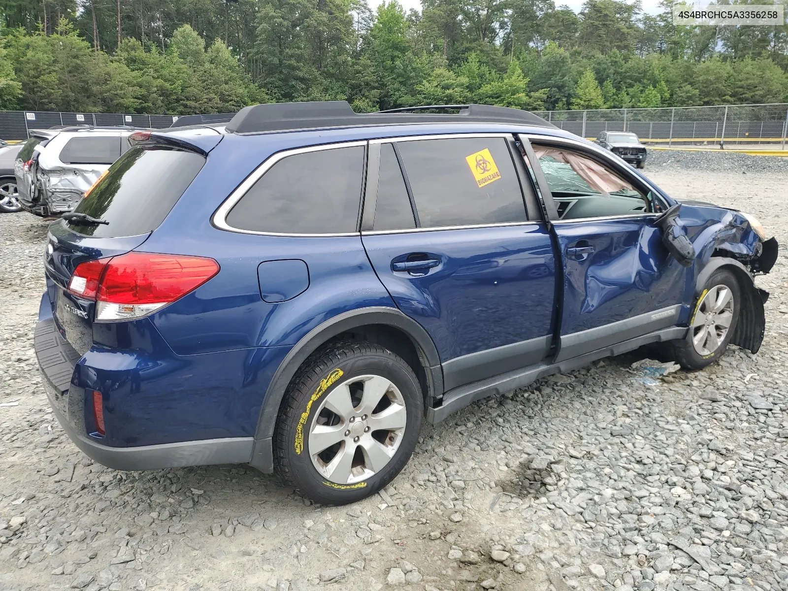 2010 Subaru Outback 2.5I Premium VIN: 4S4BRCHC5A3356258 Lot: 63710924