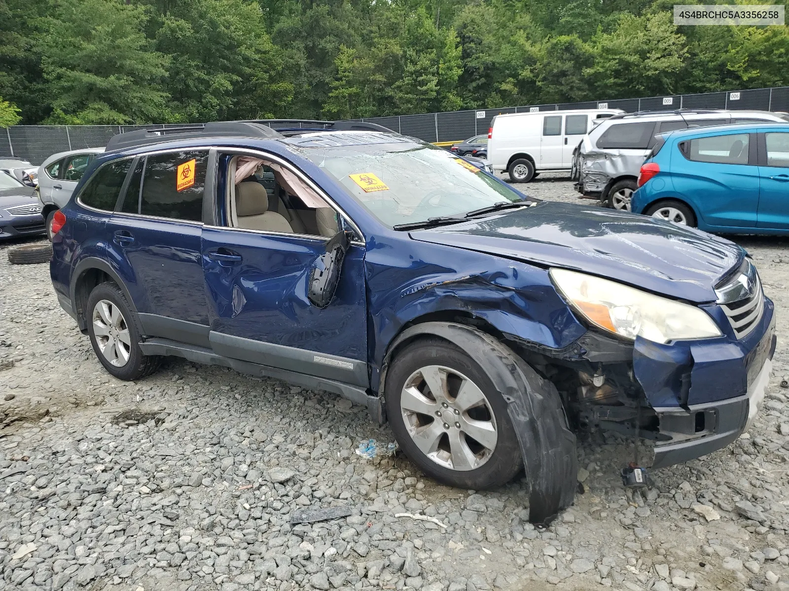 2010 Subaru Outback 2.5I Premium VIN: 4S4BRCHC5A3356258 Lot: 63710924