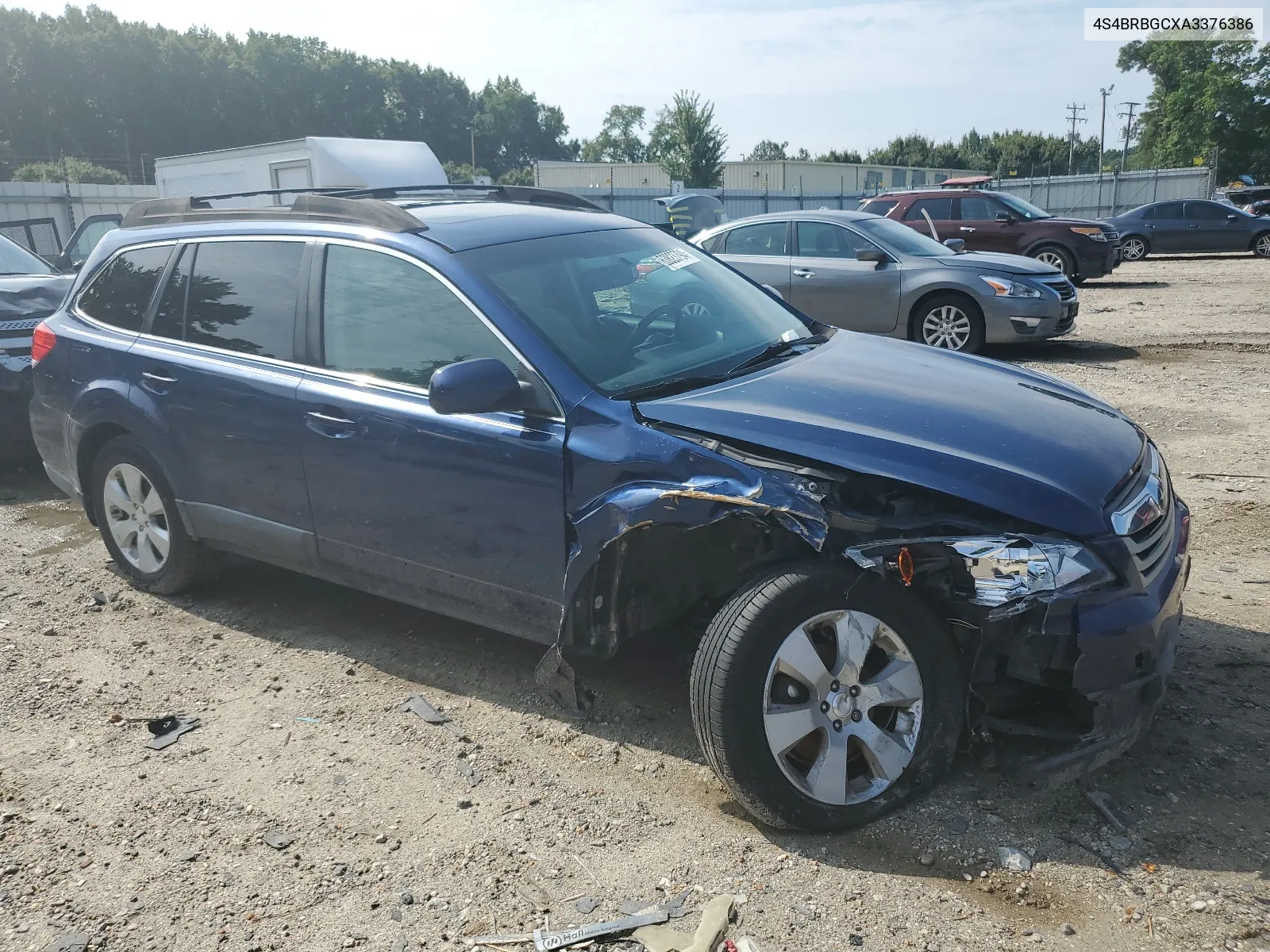 2010 Subaru Outback 2.5I Premium VIN: 4S4BRBGCXA3376386 Lot: 63823794