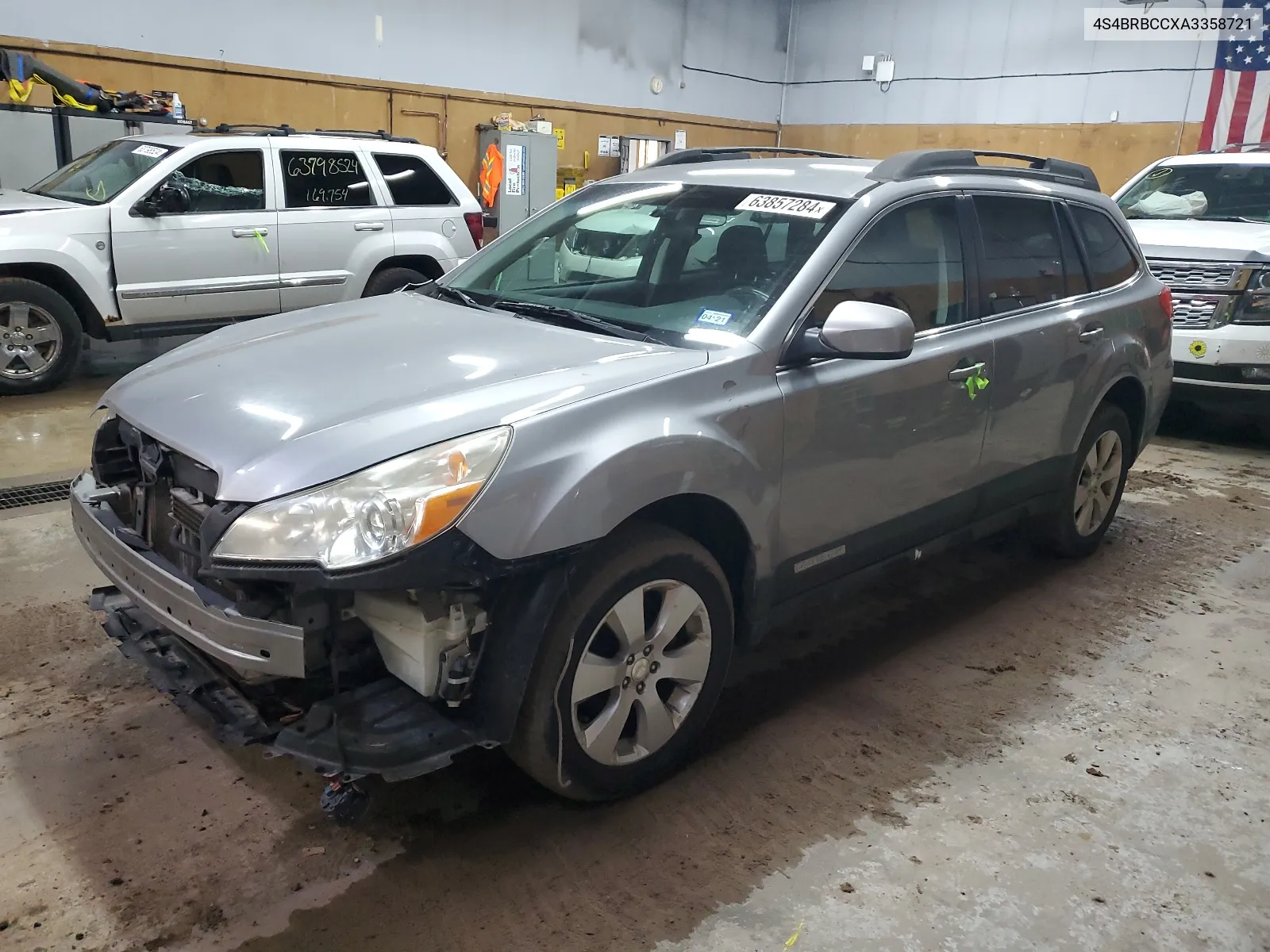 2010 Subaru Outback 2.5I Premium VIN: 4S4BRBCCXA3358721 Lot: 63857284