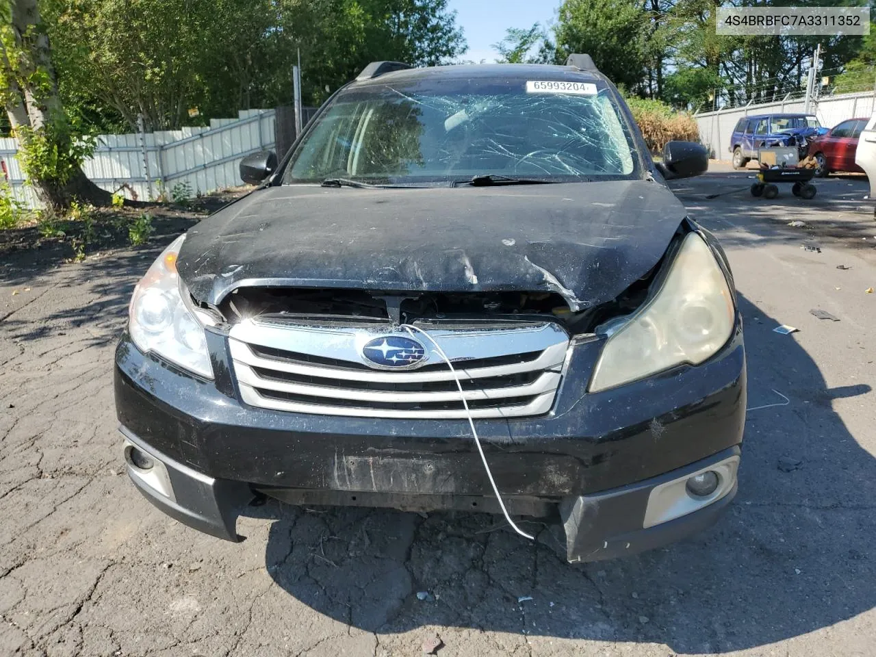 2010 Subaru Outback 2.5I Premium VIN: 4S4BRBFC7A3311352 Lot: 65993204