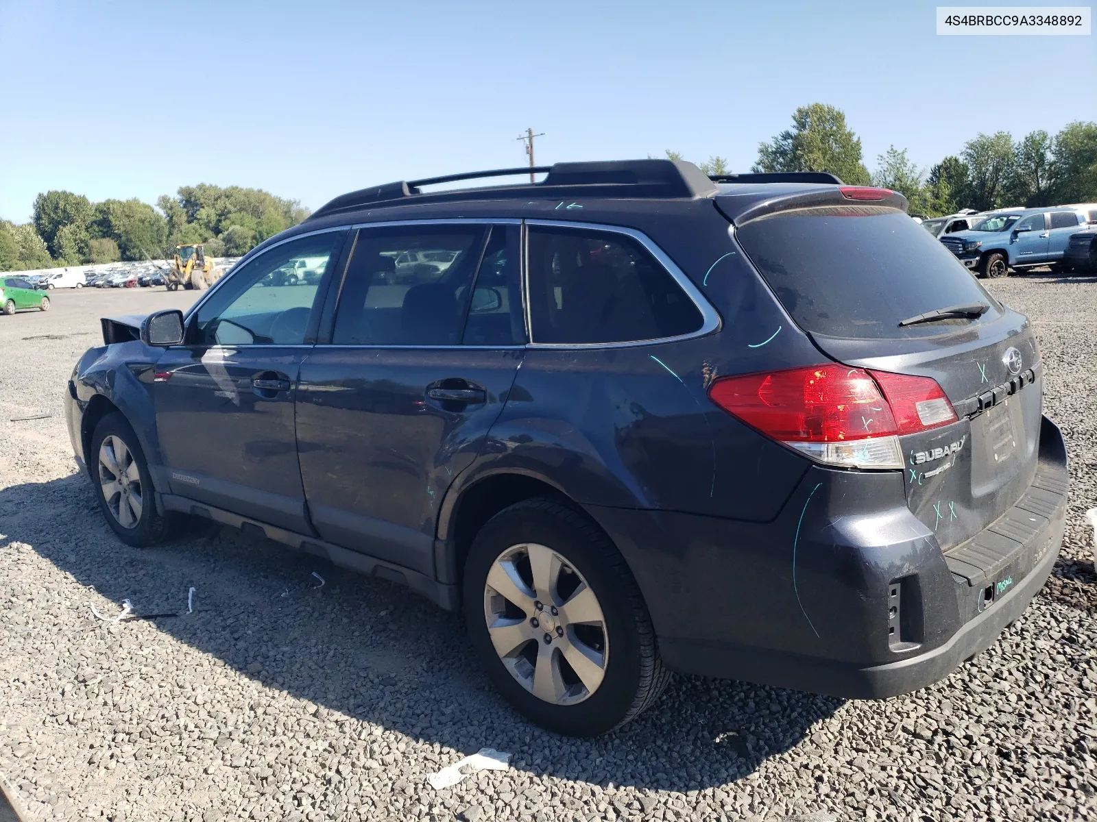 2010 Subaru Outback 2.5I Premium VIN: 4S4BRBCC9A3348892 Lot: 66184044