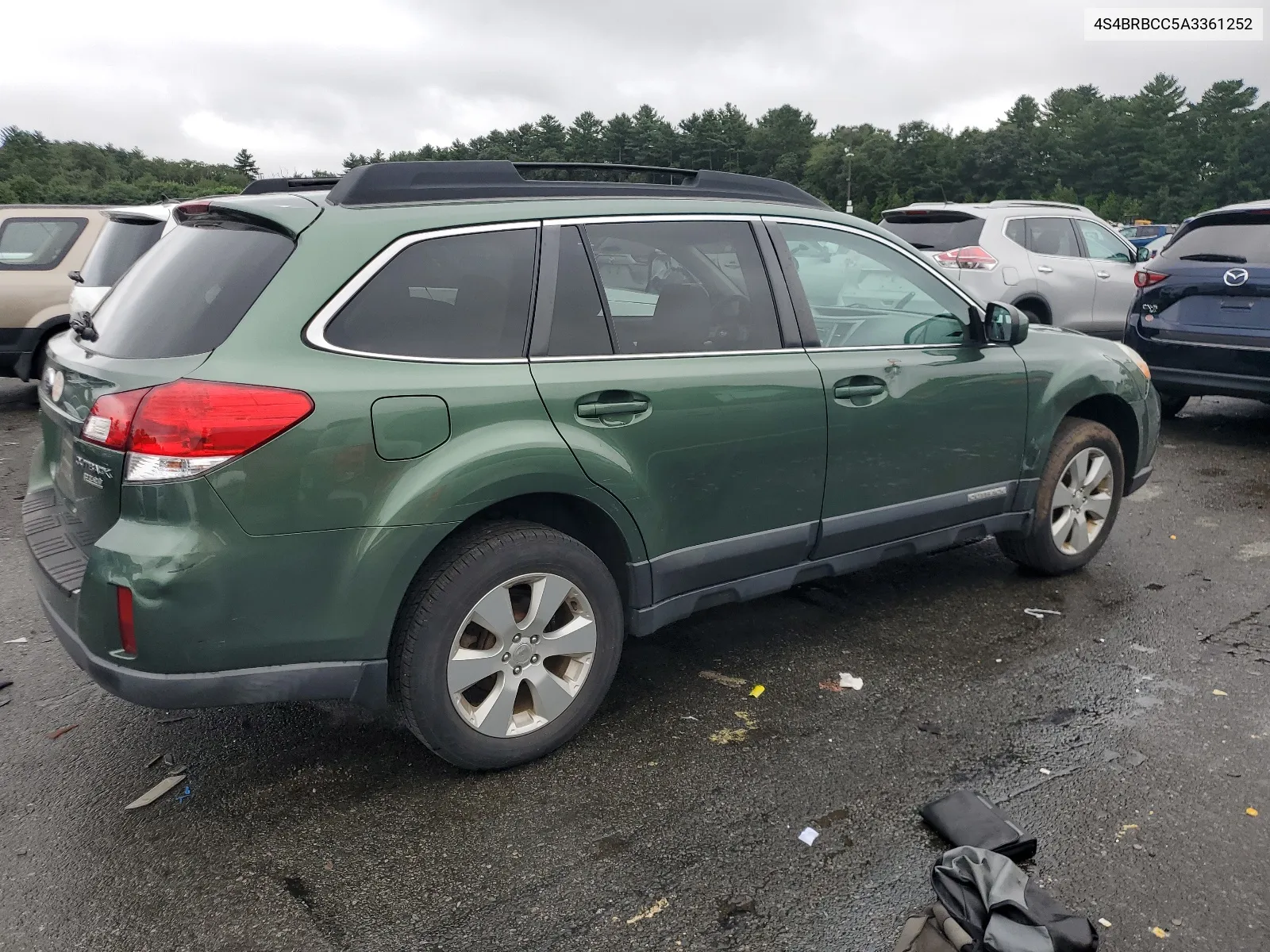 4S4BRBCC5A3361252 2010 Subaru Outback 2.5I Premium