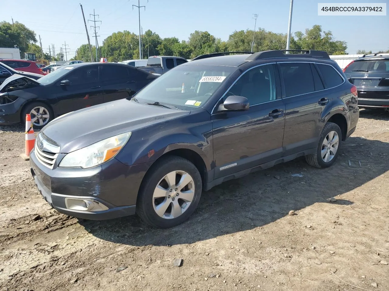 2010 Subaru Outback 2.5I Premium VIN: 4S4BRCCC9A3379422 Lot: 68583284