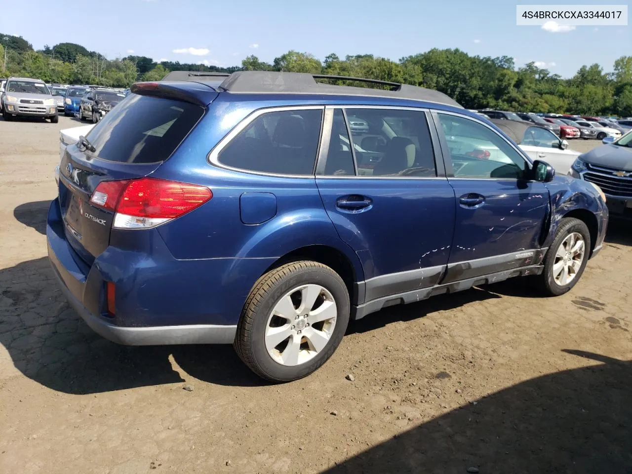 4S4BRCKCXA3344017 2010 Subaru Outback 2.5I Limited