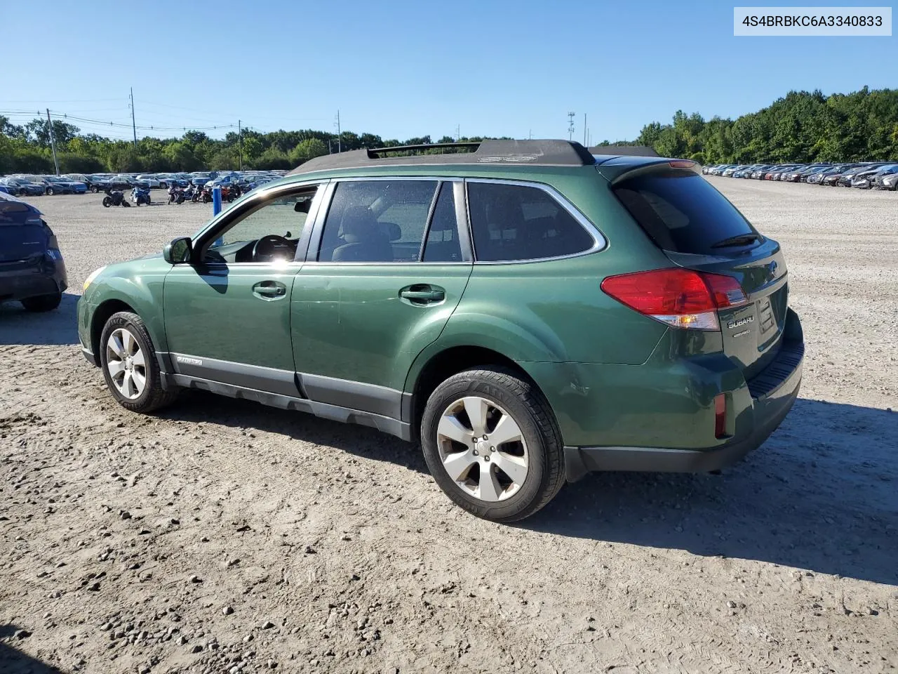 2010 Subaru Outback 2.5I Limited VIN: 4S4BRBKC6A3340833 Lot: 70054494