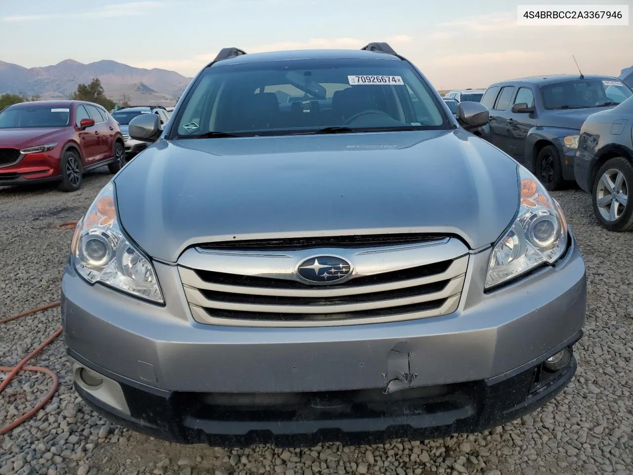 2010 Subaru Outback 2.5I Premium VIN: 4S4BRBCC2A3367946 Lot: 70926674