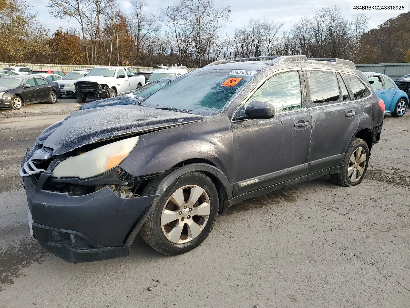 4S4BRBKC2A3318926 2010 Subaru Outback 2.5I Limited