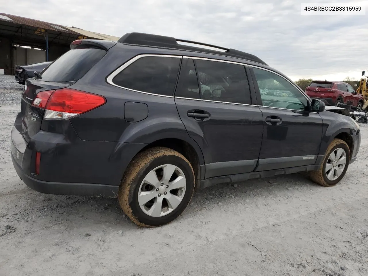 2011 Subaru Outback 2.5I Premium VIN: 4S4BRBCC2B3315959 Lot: 46833774