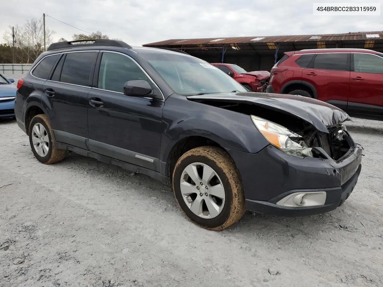 2011 Subaru Outback 2.5I Premium VIN: 4S4BRBCC2B3315959 Lot: 46833774