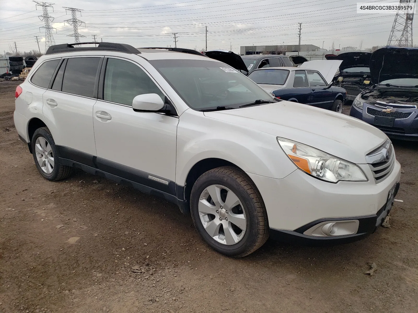 4S4BRCGC3B3359579 2011 Subaru Outback 2.5I Premium