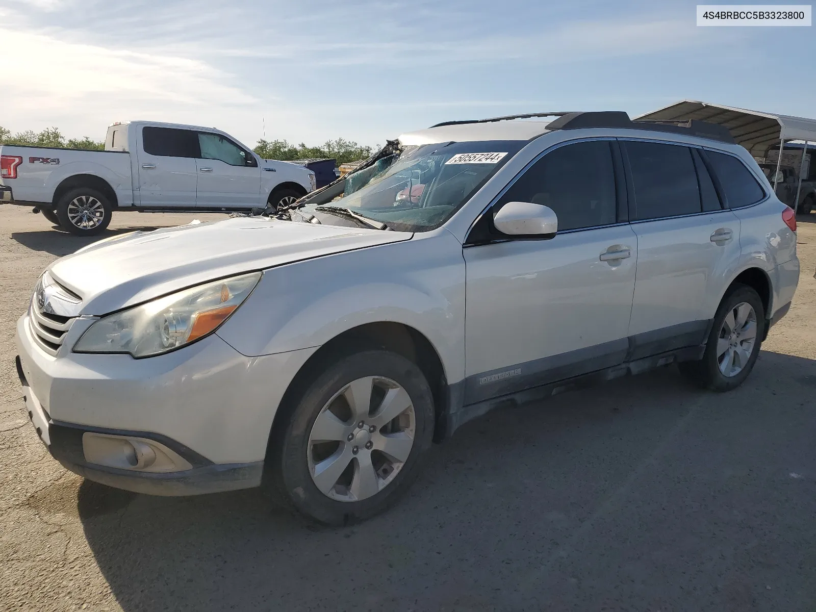 2011 Subaru Outback 2.5I Premium VIN: 4S4BRBCC5B3323800 Lot: 50557244