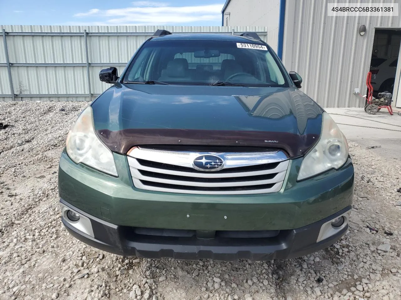 2011 Subaru Outback 2.5I Premium VIN: 4S4BRCCC6B3361381 Lot: 53110954