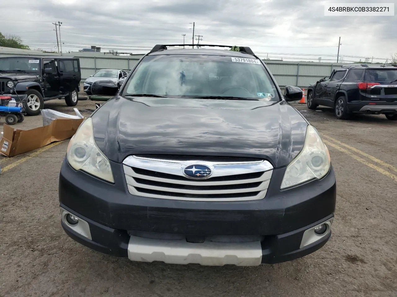 2011 Subaru Outback 2.5I Limited VIN: 4S4BRBKC0B3382271 Lot: 53791804