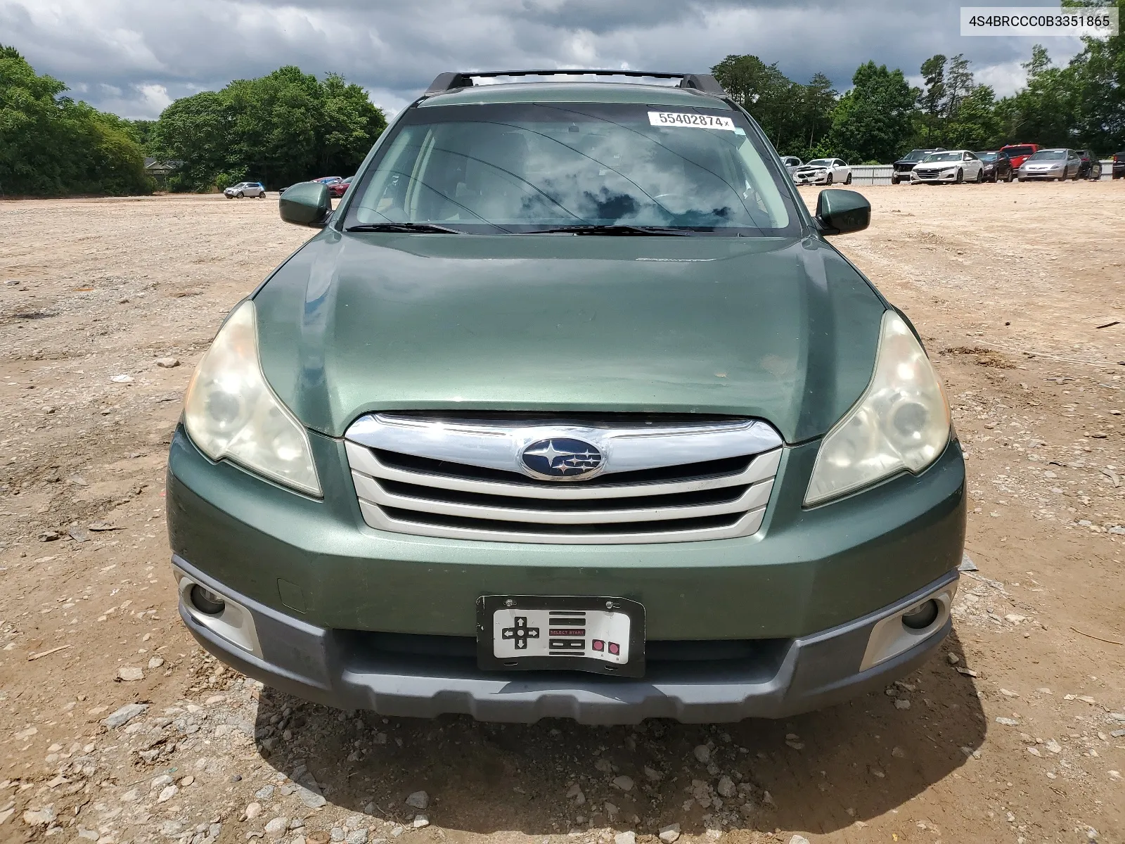 2011 Subaru Outback 2.5I Premium VIN: 4S4BRCCC0B3351865 Lot: 55402874