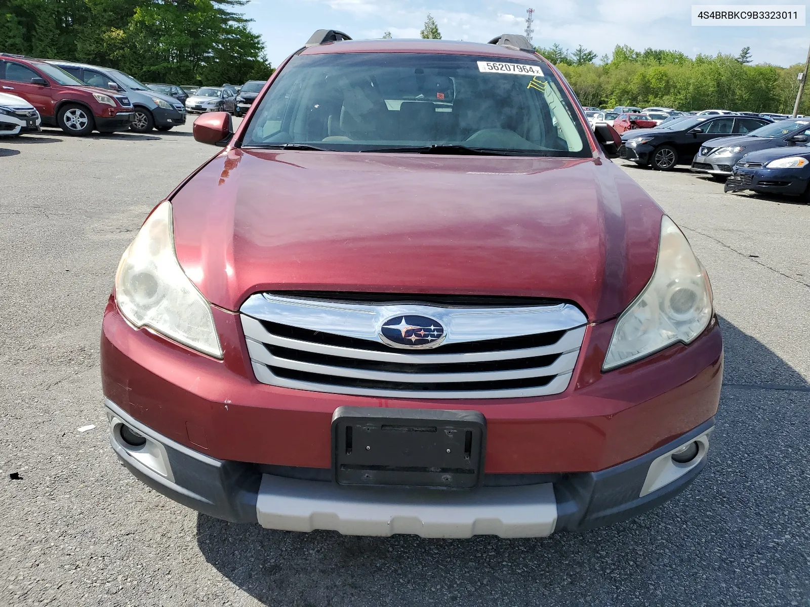 2011 Subaru Outback 2.5I Limited VIN: 4S4BRBKC9B3323011 Lot: 56207964