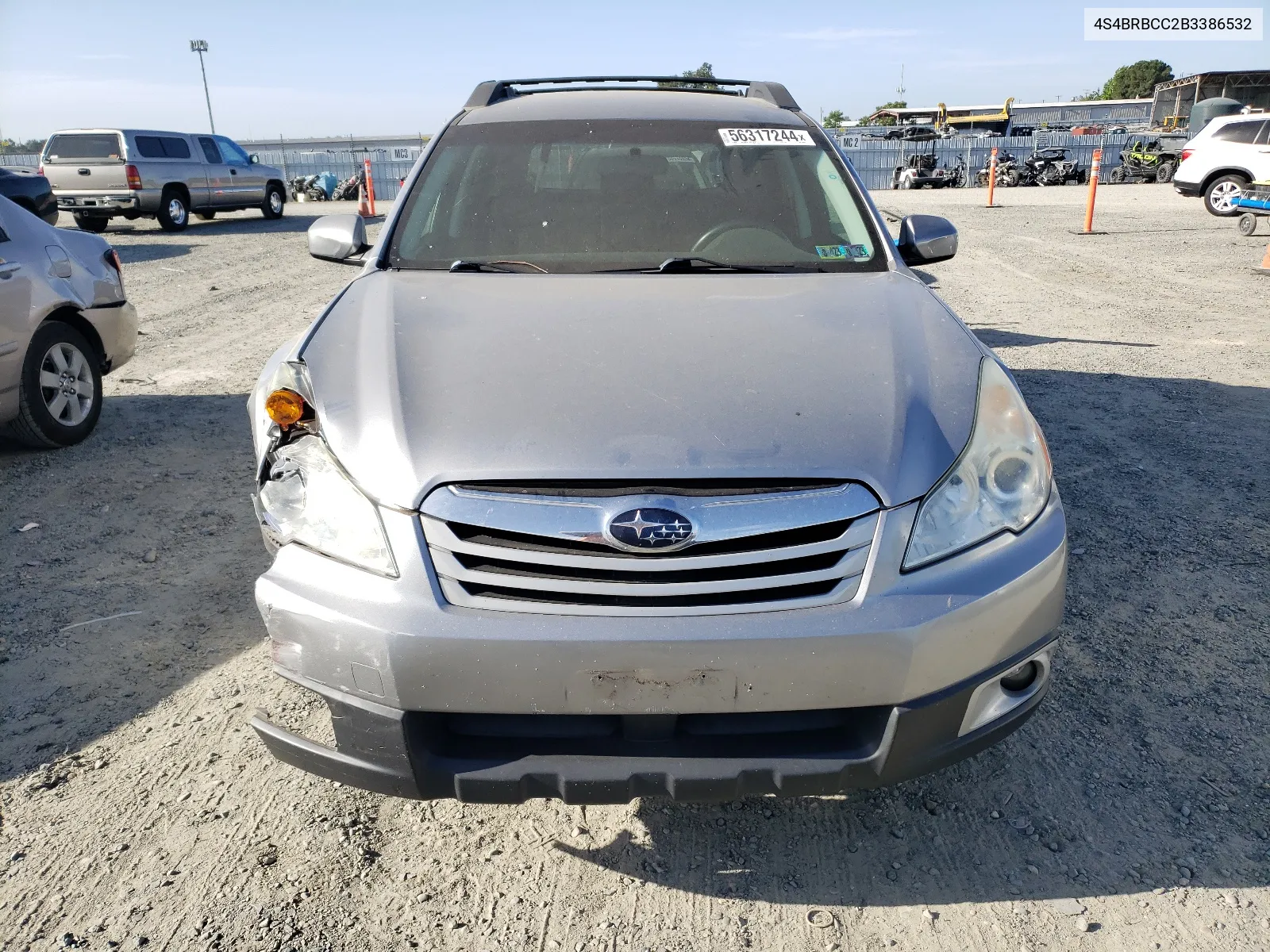 2011 Subaru Outback 2.5I Premium VIN: 4S4BRBCC2B3386532 Lot: 56317244