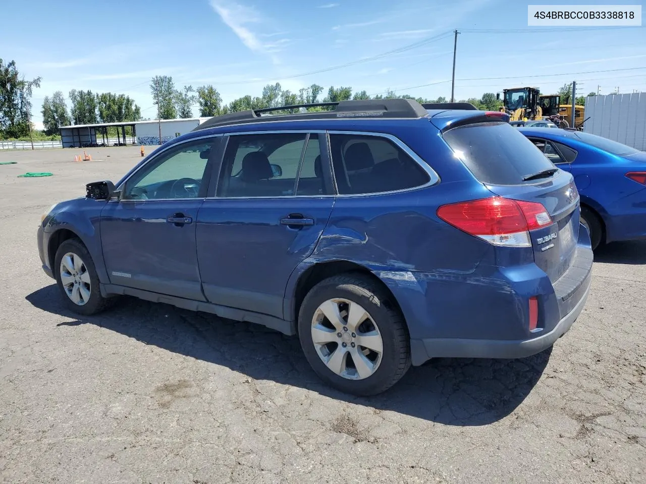 4S4BRBCC0B3338818 2011 Subaru Outback 2.5I Premium