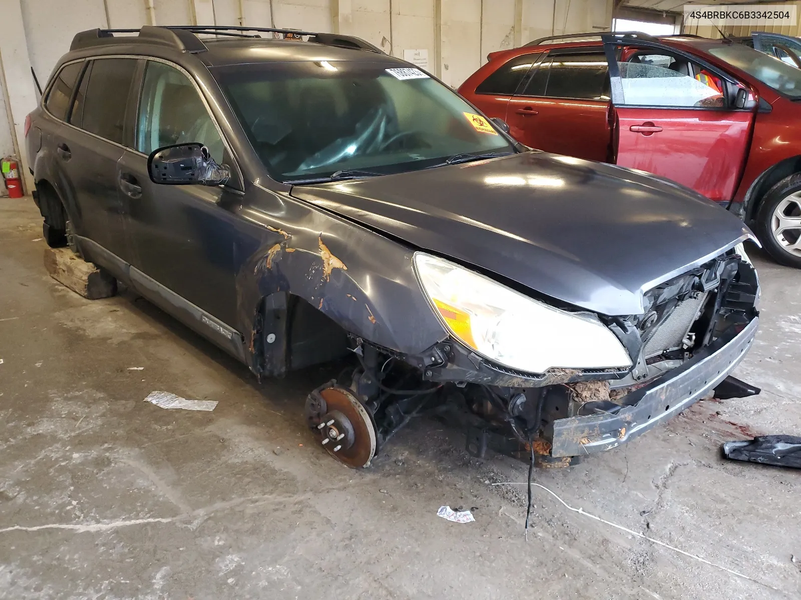 2011 Subaru Outback 2.5I Limited VIN: 4S4BRBKC6B3342504 Lot: 58383584