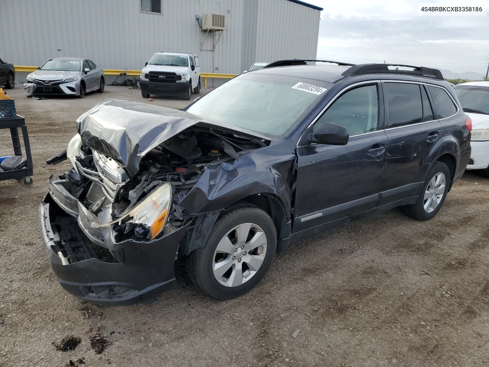 2011 Subaru Outback 2.5I Limited VIN: 4S4BRBKCXB3358186 Lot: 60003294