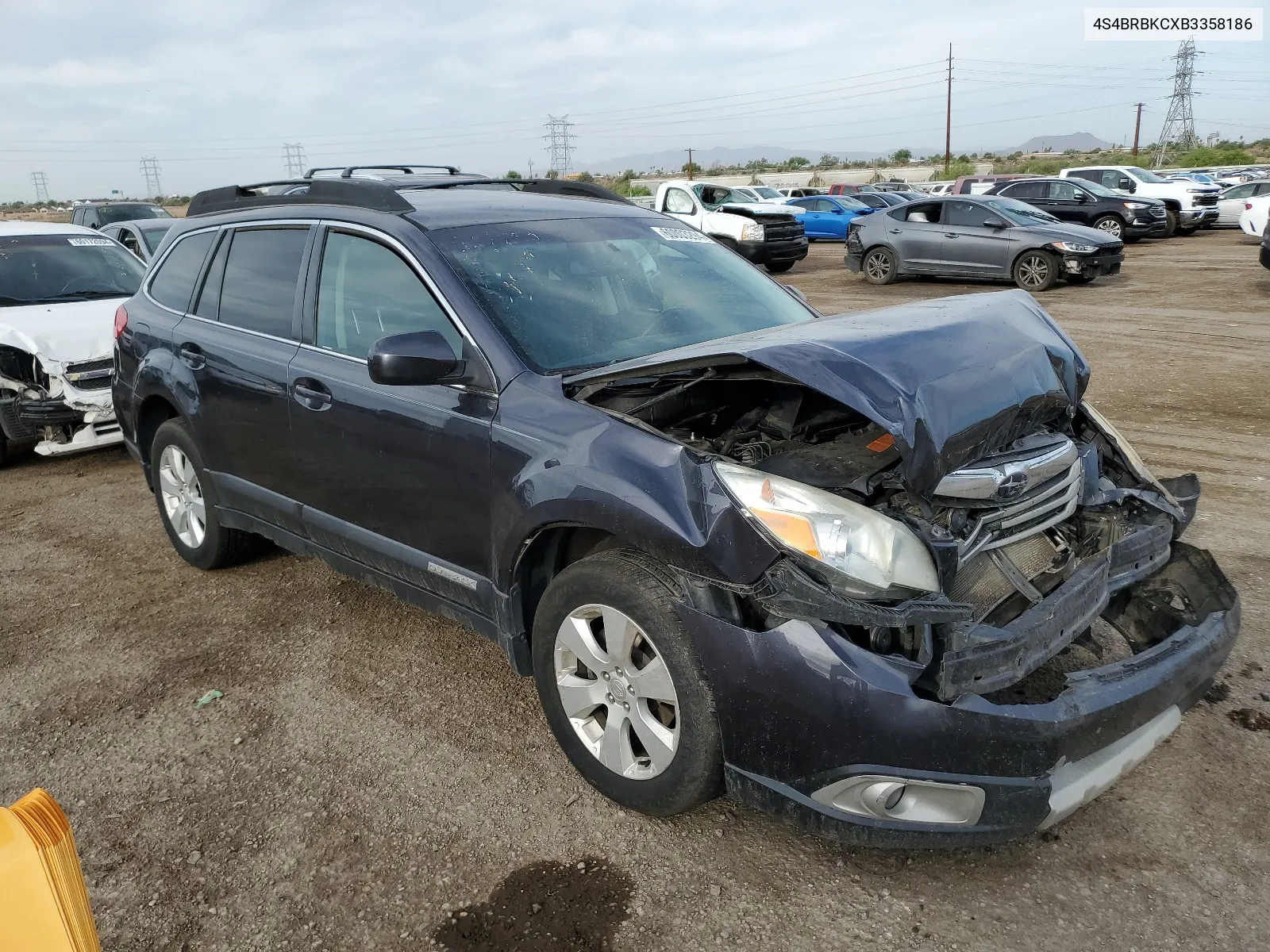 2011 Subaru Outback 2.5I Limited VIN: 4S4BRBKCXB3358186 Lot: 60003294