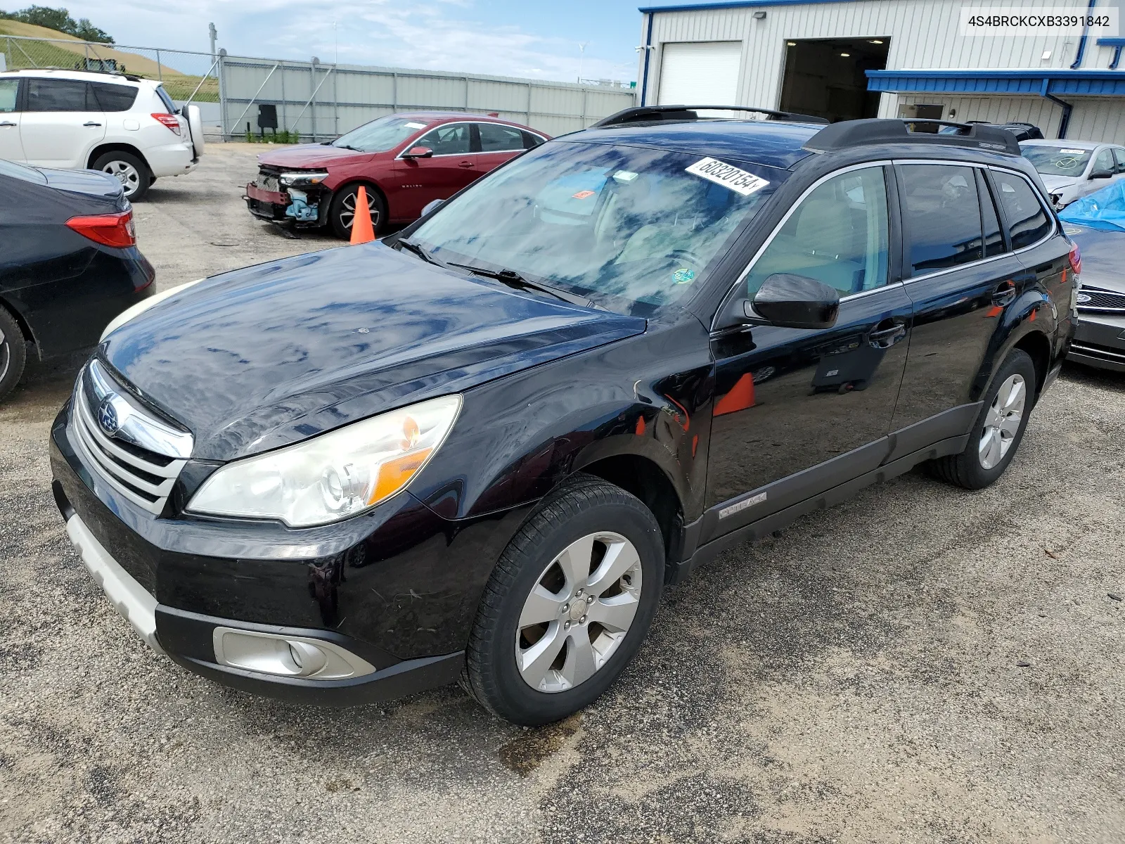 2011 Subaru Outback 2.5I Limited VIN: 4S4BRCKCXB3391842 Lot: 60320154