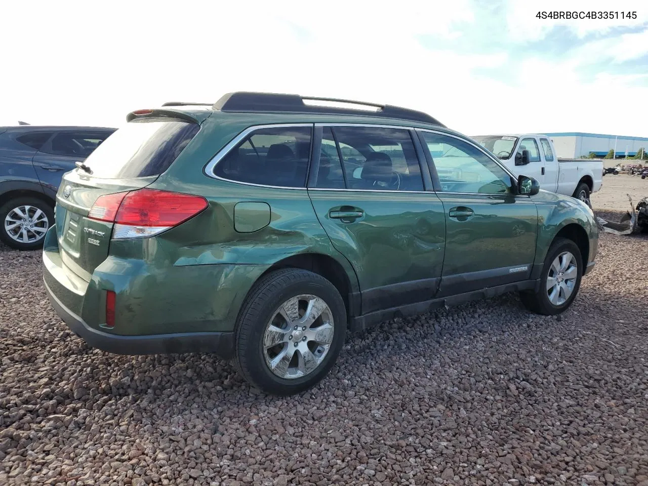 2011 Subaru Outback 2.5I Premium VIN: 4S4BRBGC4B3351145 Lot: 60728664