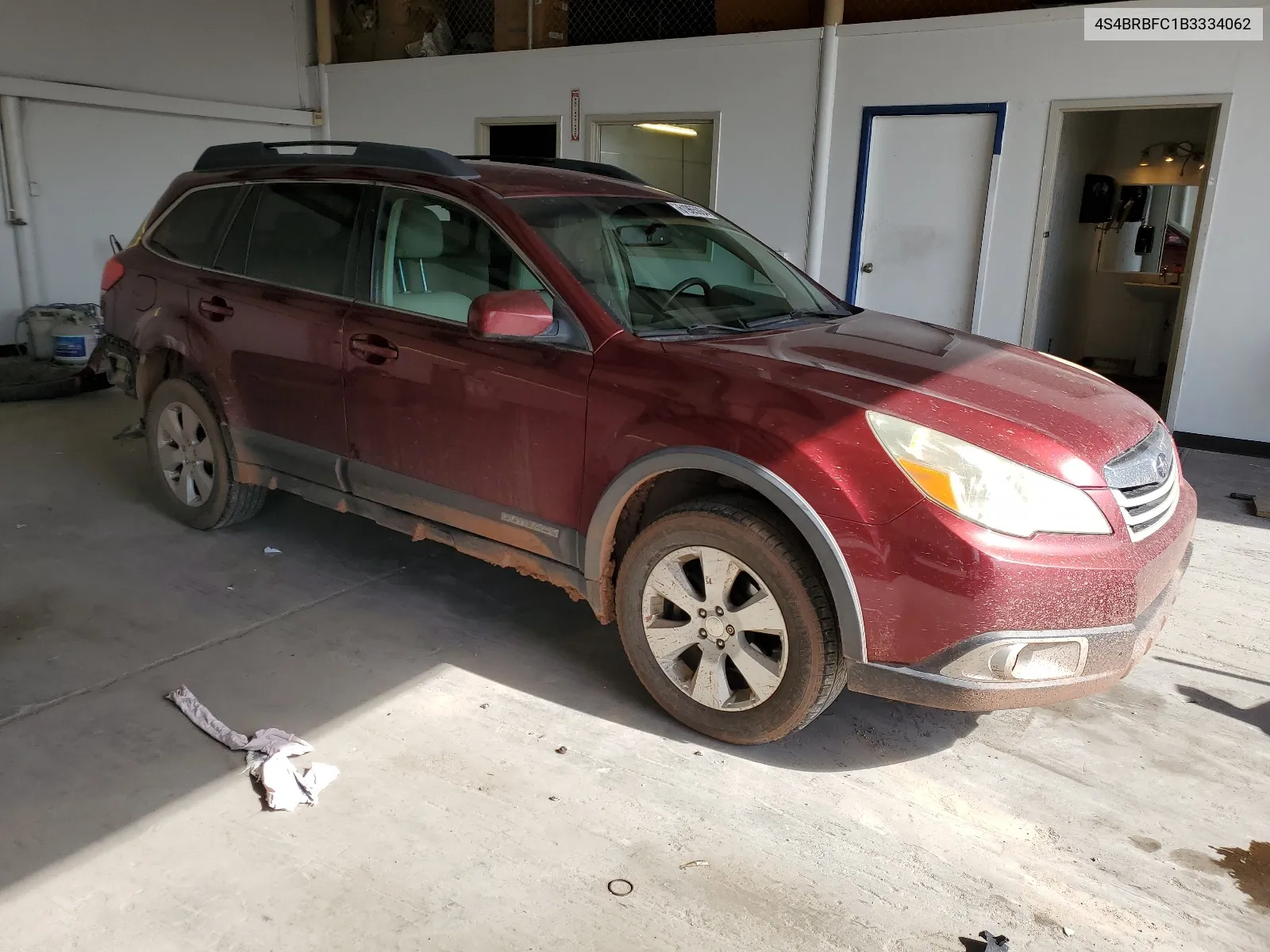 2011 Subaru Outback 2.5I Premium VIN: 4S4BRBFC1B3334062 Lot: 61965064