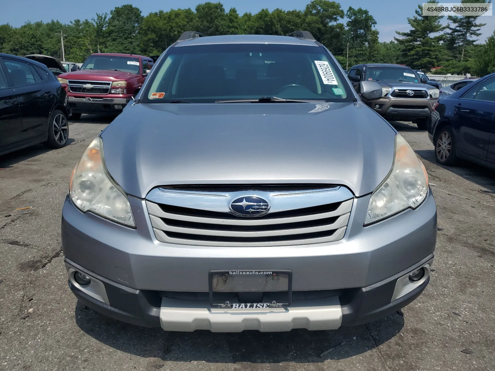 2011 Subaru Outback 2.5I Limited VIN: 4S4BRBJC6B3333786 Lot: 62699004