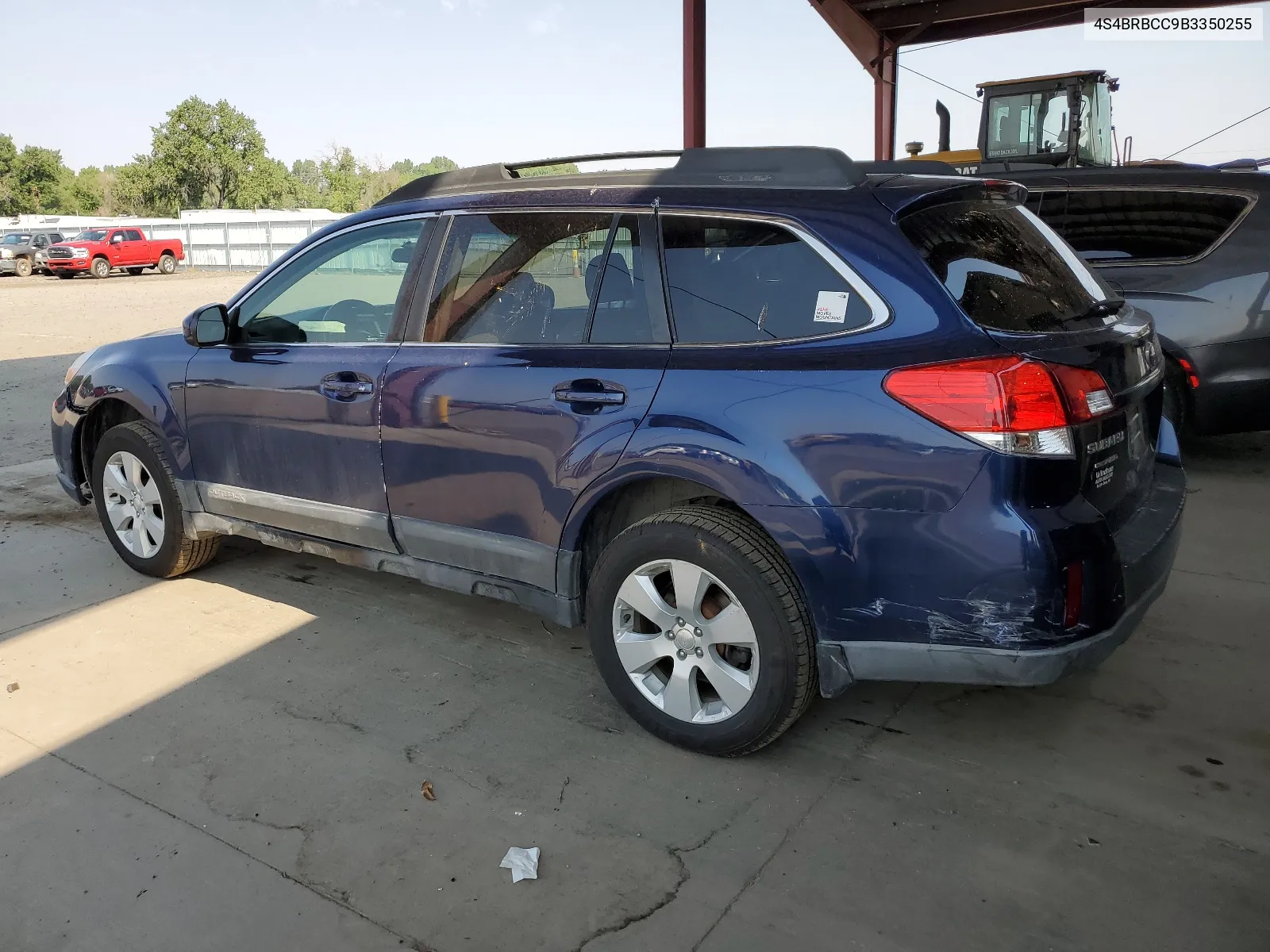 2011 Subaru Outback 2.5I Premium VIN: 4S4BRBCC9B3350255 Lot: 63141594