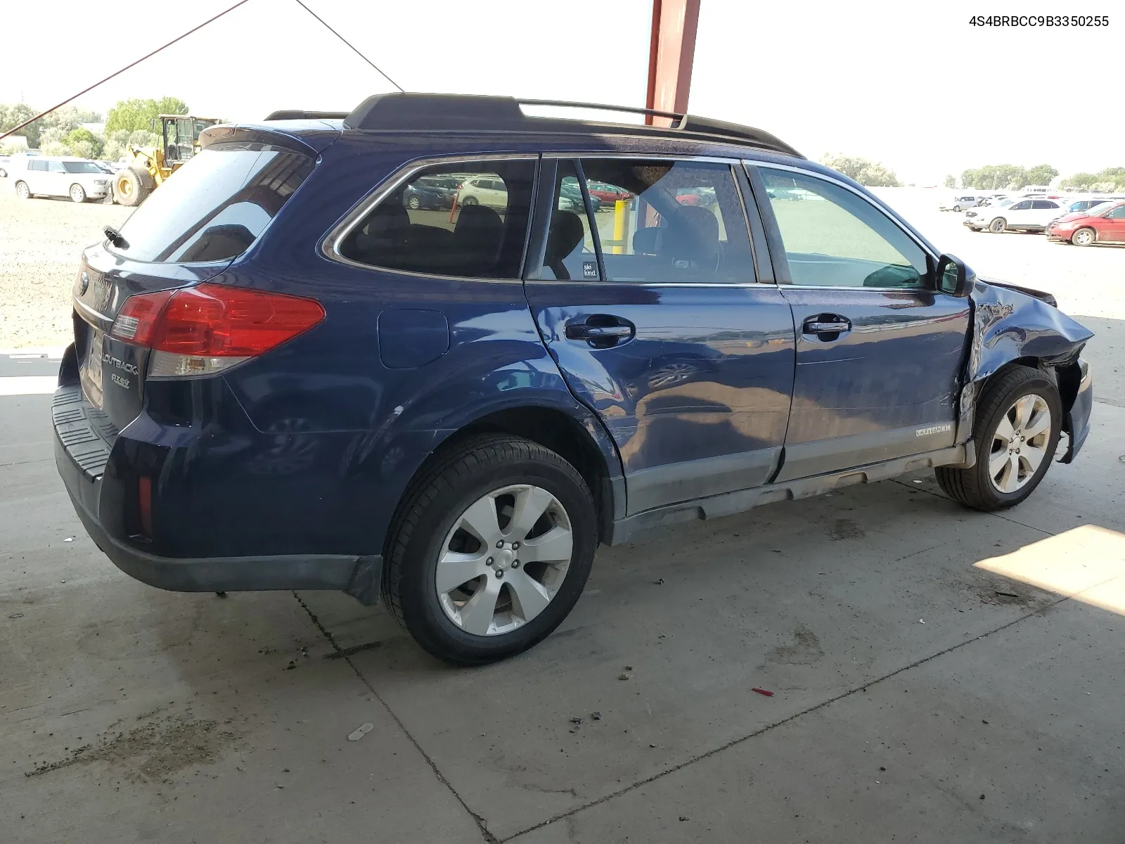 2011 Subaru Outback 2.5I Premium VIN: 4S4BRBCC9B3350255 Lot: 63141594