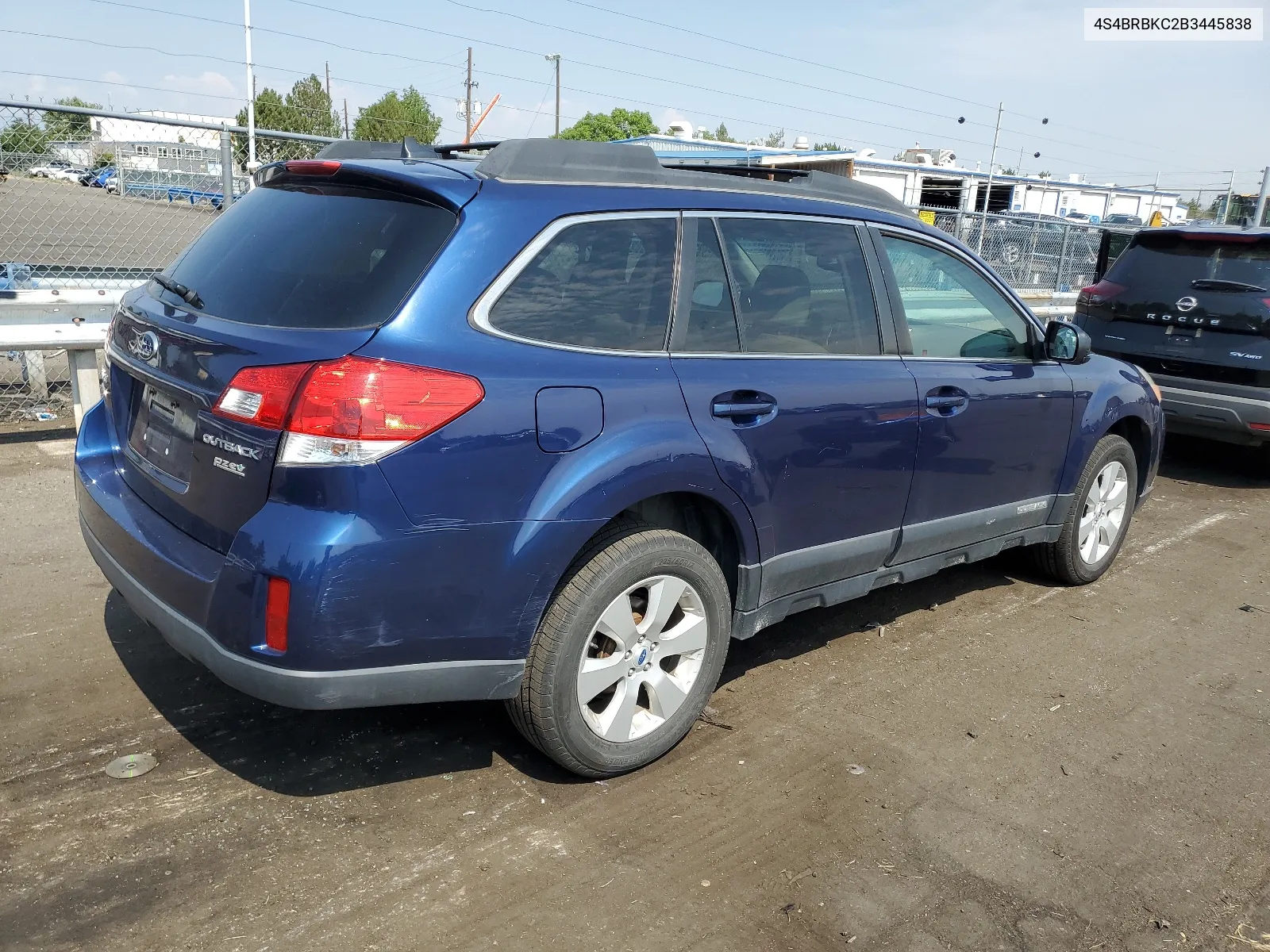 2011 Subaru Outback 2.5I Limited VIN: 4S4BRBKC2B3445838 Lot: 63314744