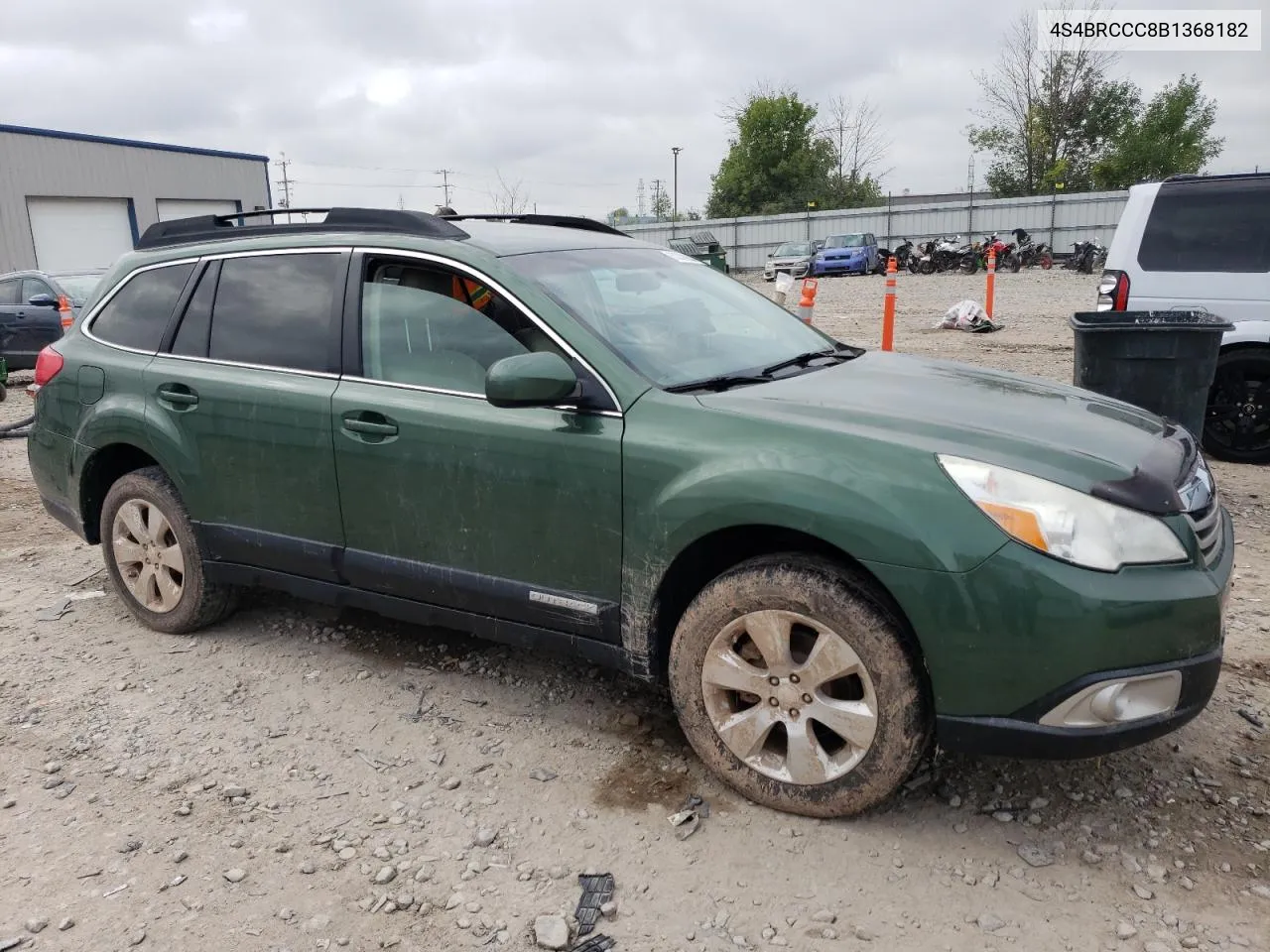 2011 Subaru Outback 2.5I Premium VIN: 4S4BRCCC8B1368182 Lot: 63330934