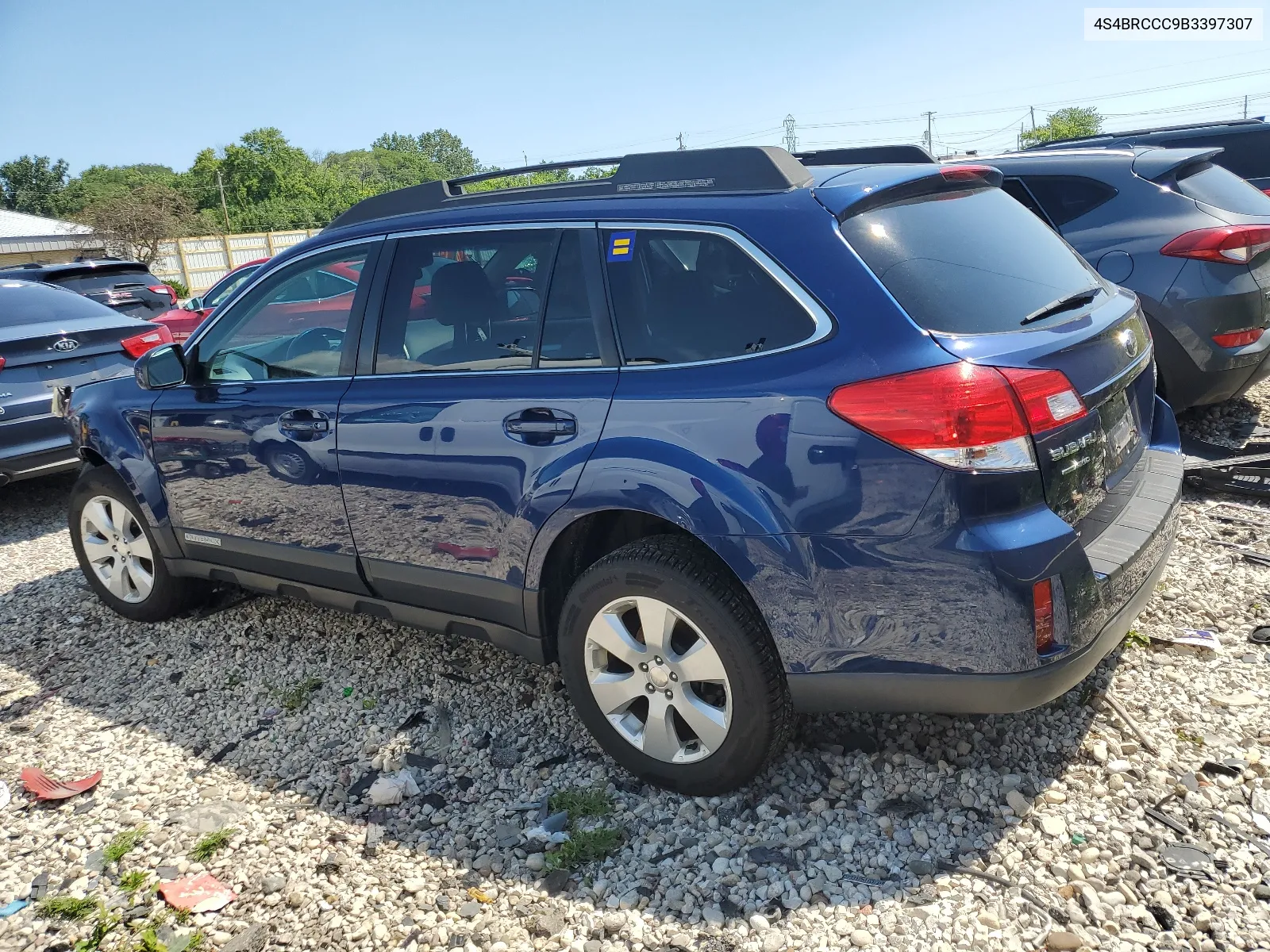 2011 Subaru Outback 2.5I Premium VIN: 4S4BRCCC9B3397307 Lot: 63354444