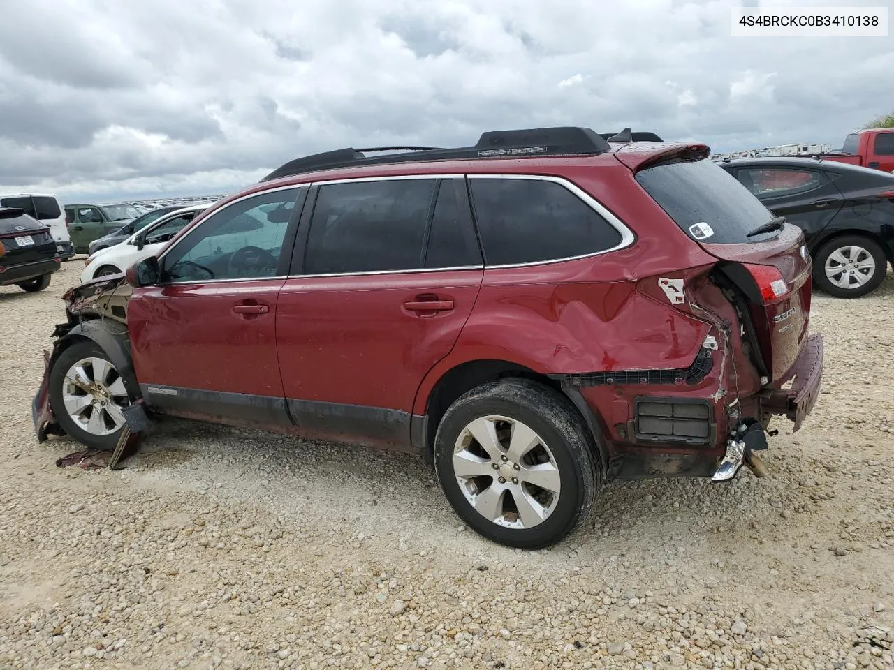 2011 Subaru Outback 2.5I Limited VIN: 4S4BRCKC0B3410138 Lot: 64261664