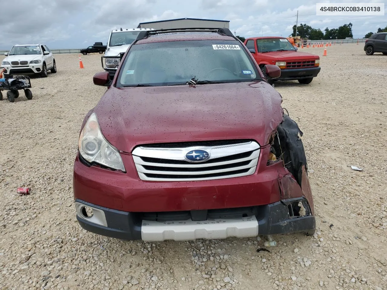 2011 Subaru Outback 2.5I Limited VIN: 4S4BRCKC0B3410138 Lot: 64261664