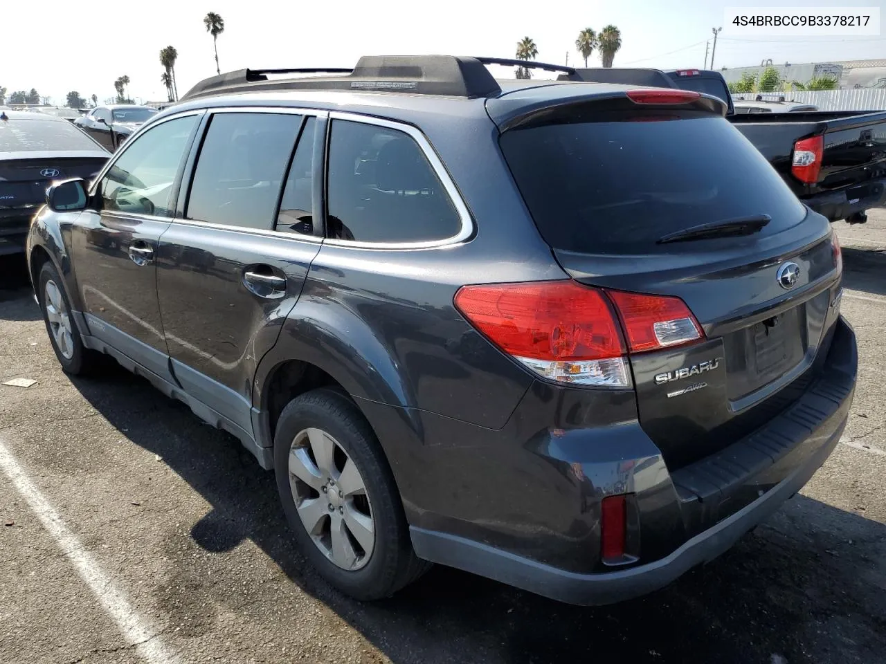 2011 Subaru Outback 2.5I Premium VIN: 4S4BRBCC9B3378217 Lot: 64717554