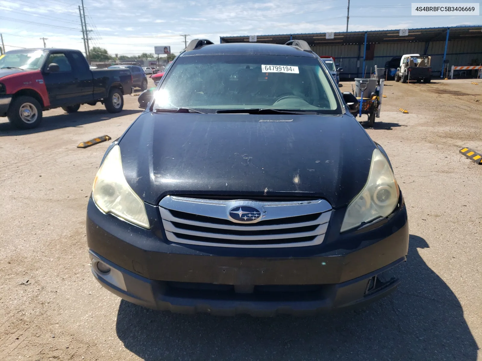 2011 Subaru Outback 2.5I Premium VIN: 4S4BRBFC5B3406669 Lot: 64799194