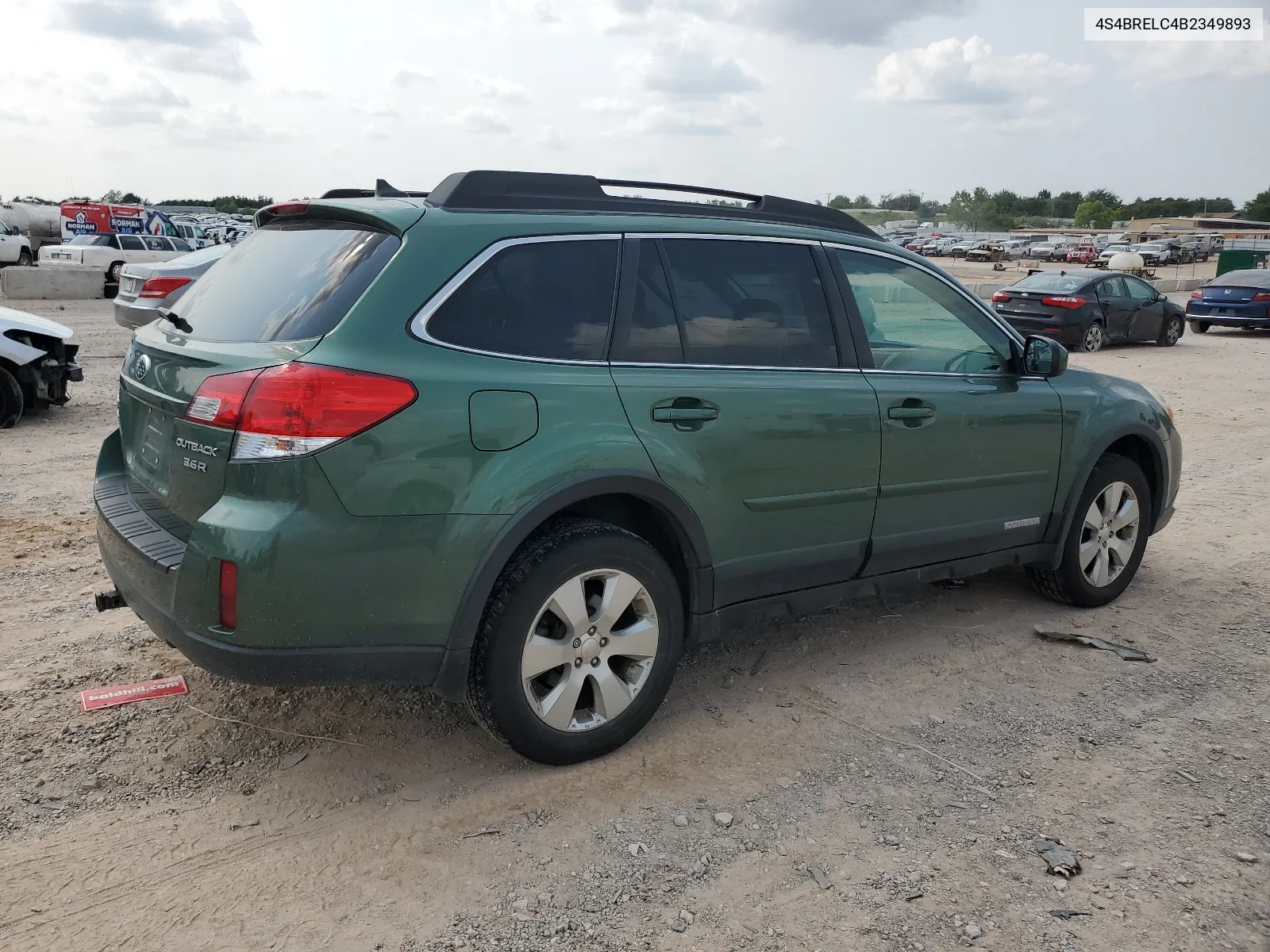 4S4BRELC4B2349893 2011 Subaru Outback 3.6R Limited