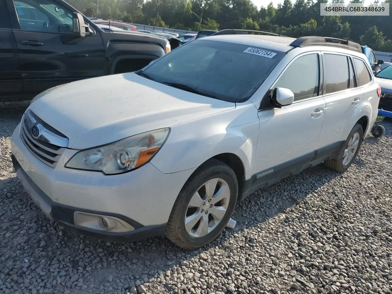 2011 Subaru Outback 2.5I Limited VIN: 4S4BRBLC6B3348639 Lot: 65062754