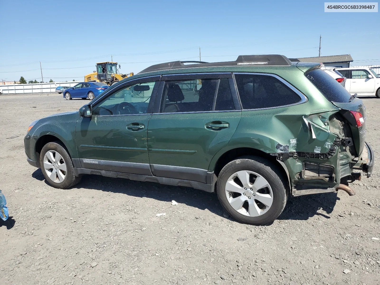 2011 Subaru Outback 2.5I Premium VIN: 4S4BRCGC6B3398487 Lot: 65438394