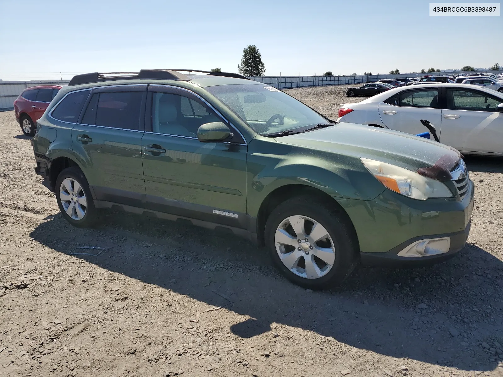 2011 Subaru Outback 2.5I Premium VIN: 4S4BRCGC6B3398487 Lot: 65438394