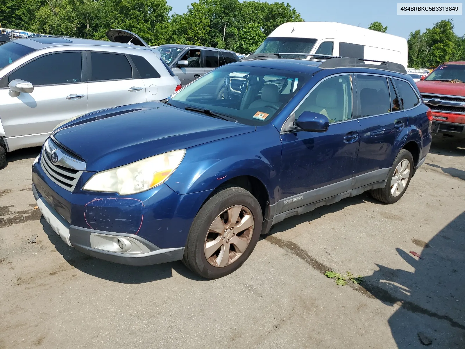 2011 Subaru Outback 2.5I Limited VIN: 4S4BRBKC5B3313849 Lot: 65695004