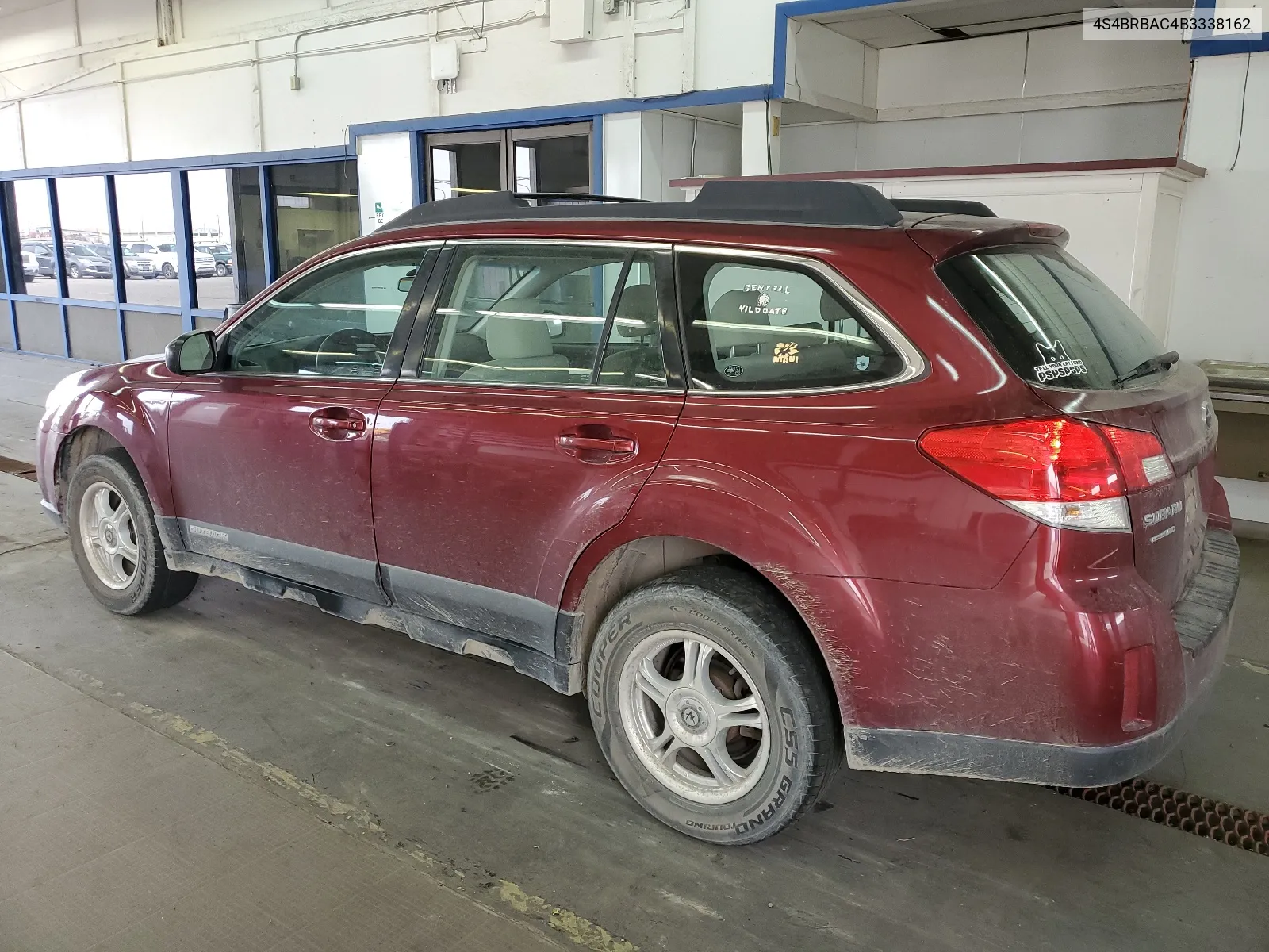 2011 Subaru Outback 2.5I VIN: 4S4BRBAC4B3338162 Lot: 66974694