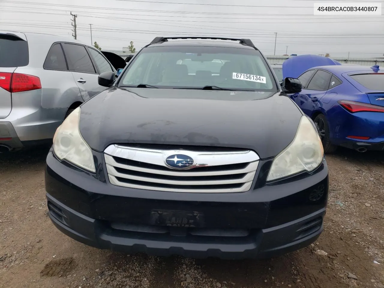 2011 Subaru Outback 2.5I VIN: 4S4BRCAC0B3440807 Lot: 67156134